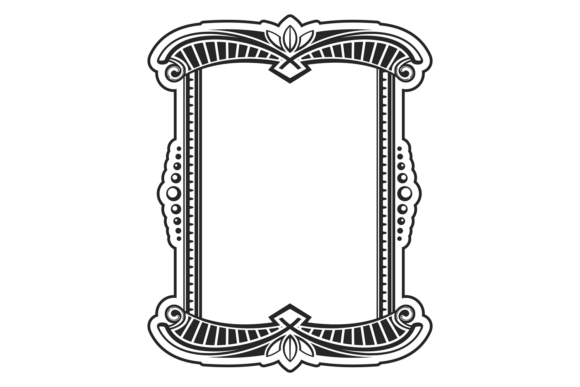 Ancient Frame for Picture Gallery: Decor Graphics & Illustrations