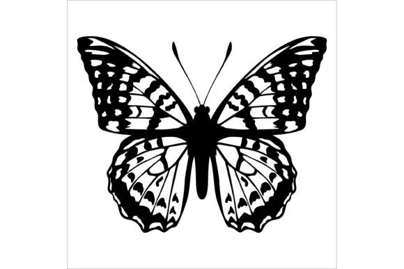 Butterfly Silhouette Illustration Art: Graphics & Illustrations for Nature-Forward Brands