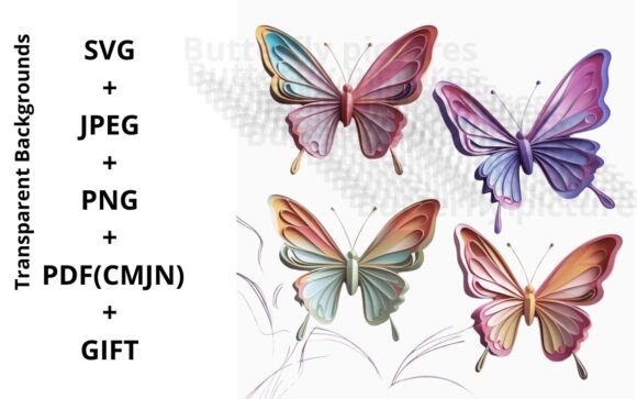 Contemporary Butterfly Art: Graphics & Illustrations for Thoughtful Design