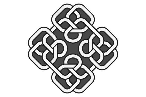 Endless Celtic Ornament. Gaelic Decorati