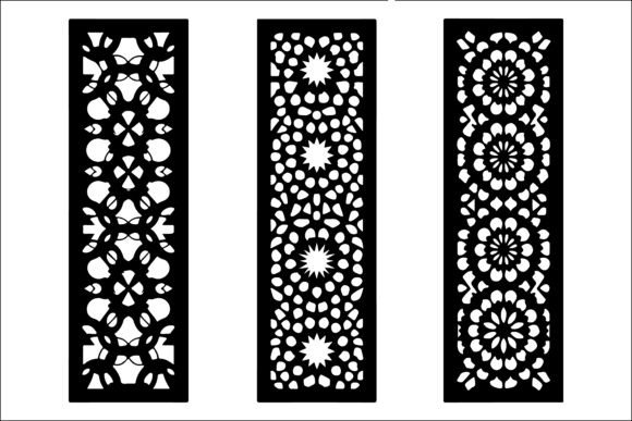 Intricate Laser-Cut Geometric Panel Desi Graphics & Illustrations