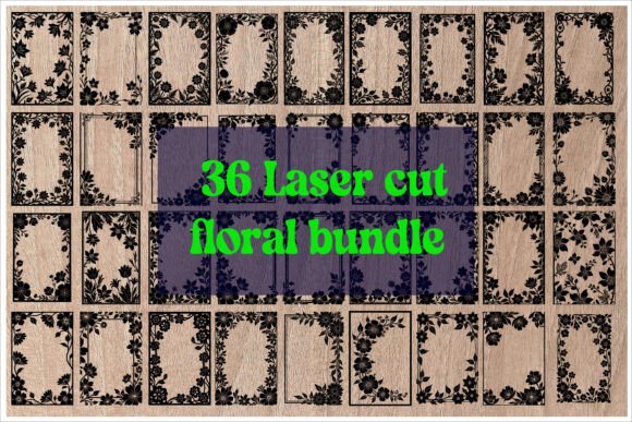 Laser Cut Floral Bundle: Graphics & Illustrations for Brand Storytelling