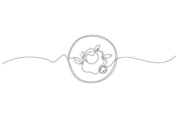 One Continuous Line Egg Graphics & Illustrations