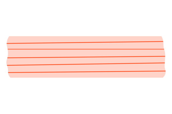 Ripped Scrapbooking Stripe. Line Pattern Graphics