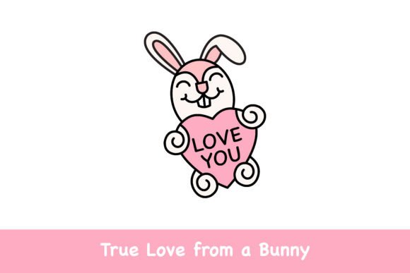True Love from a Bunny: Graphics & Illustrations for Warm Branding